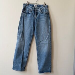 AGOLDE low rise loose jeans